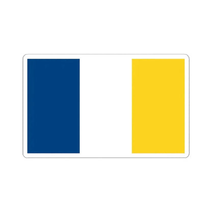 Flag of Jiquilisco El Salvador (El Salvador) STICKER Vinyl Kiss-Cut Decal 4 Inch White - The Sticker Space