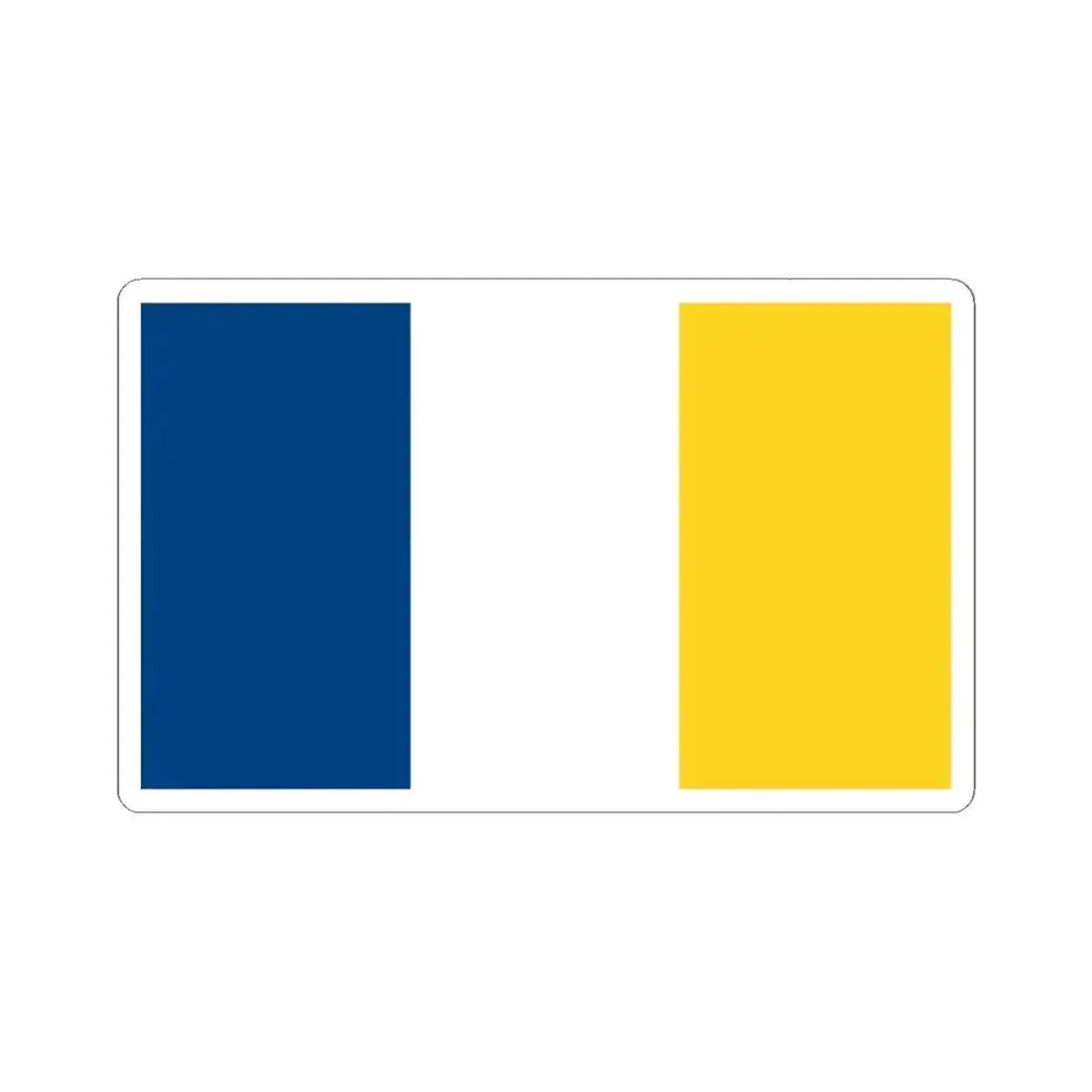 Flag of Jiquilisco El Salvador (El Salvador) STICKER Vinyl Kiss-Cut Decal 6 Inch White - The Sticker Space