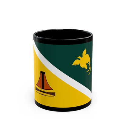 Flag of Jiwaka Papa New Guinea - Black Coffee Mug-11oz-The Sticker Space