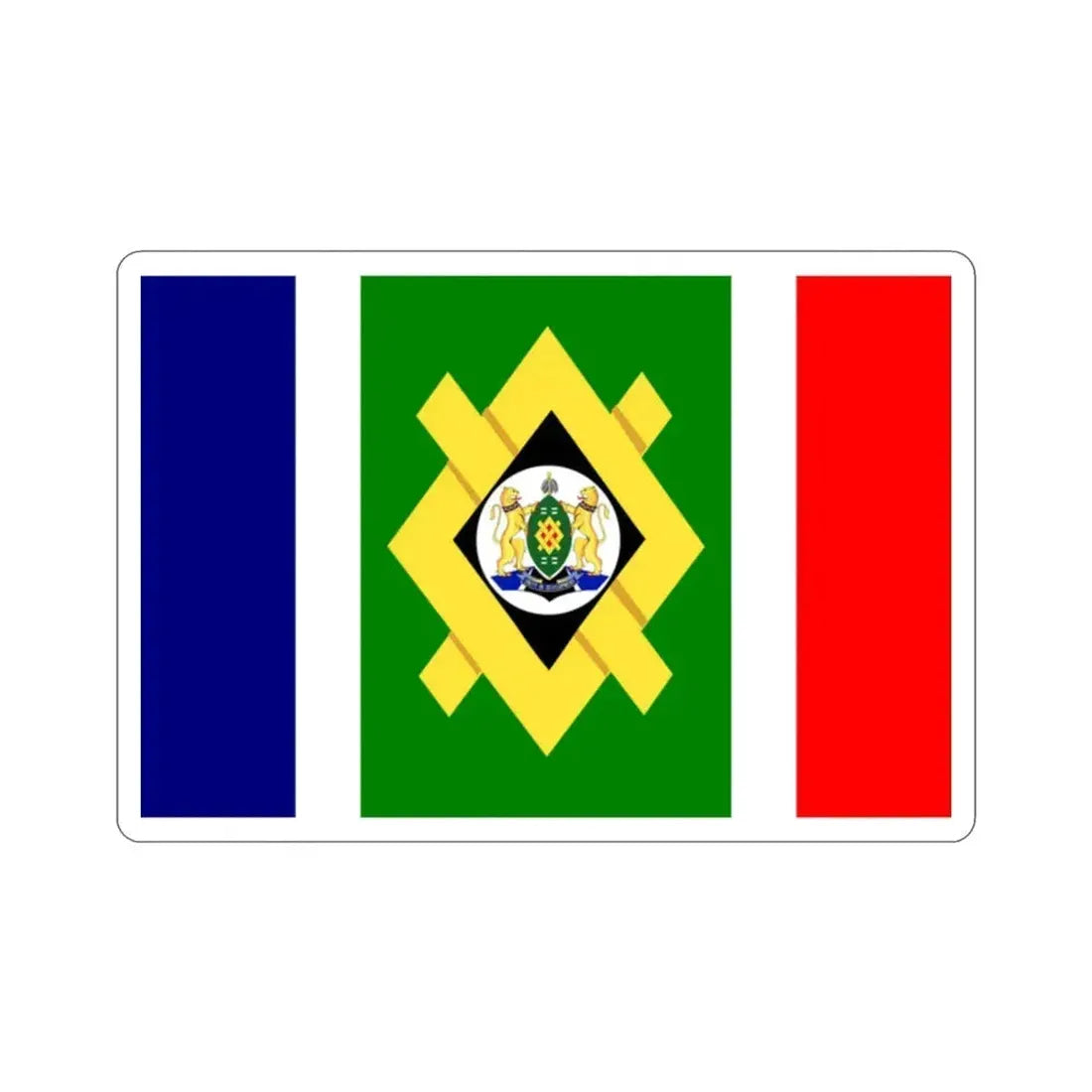 Flag of Johannesburg STICKER Vinyl Die-Cut Decal 2 Inch - The Sticker Space