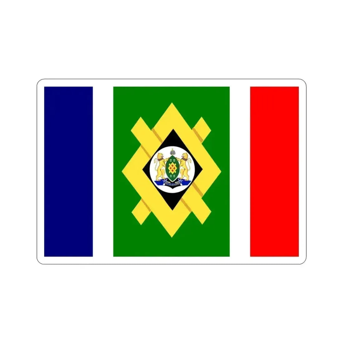 Flag of Johannesburg STICKER Vinyl Die-Cut Decal 3 Inch - The Sticker Space