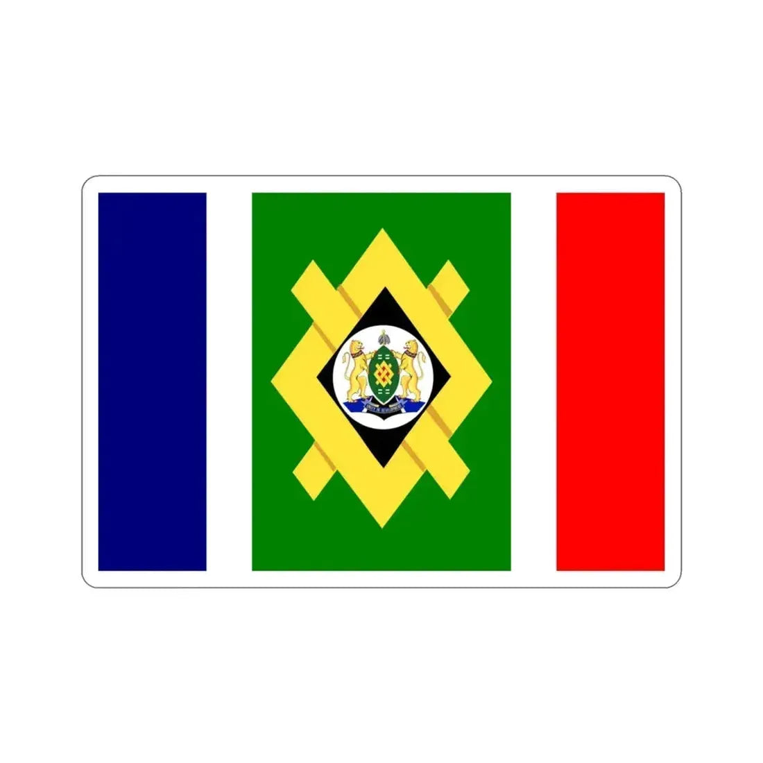 Flag of Johannesburg STICKER Vinyl Die-Cut Decal 3 Inch - The Sticker Space