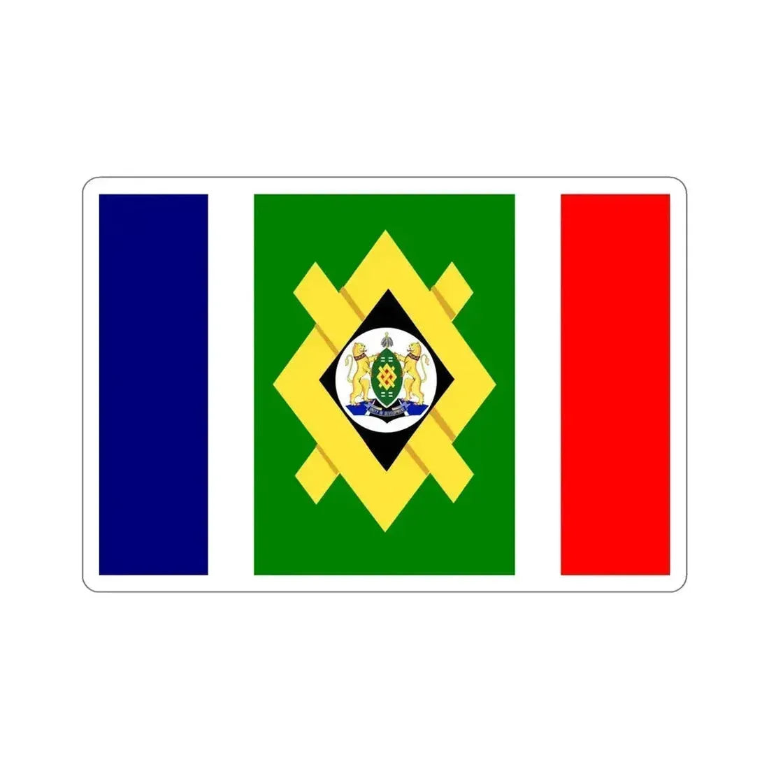 Flag of Johannesburg STICKER Vinyl Die-Cut Decal 6 Inch - The Sticker Space