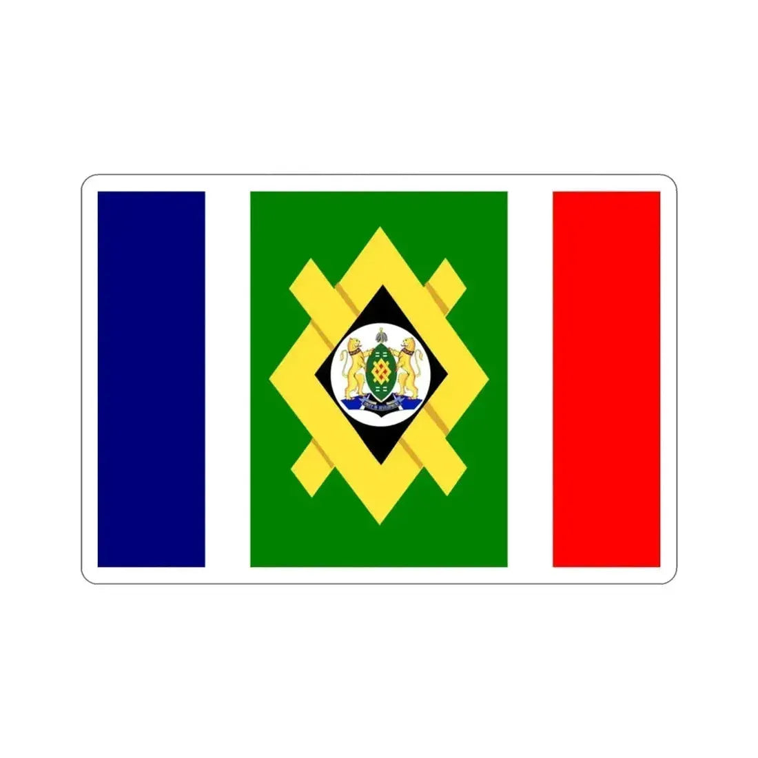 Flag of Johannesburg STICKER Vinyl Die-Cut Decal - The Sticker Space