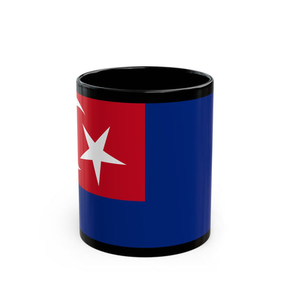 Flag of Johor Malaysia - Black Coffee Mug-11oz-The Sticker Space