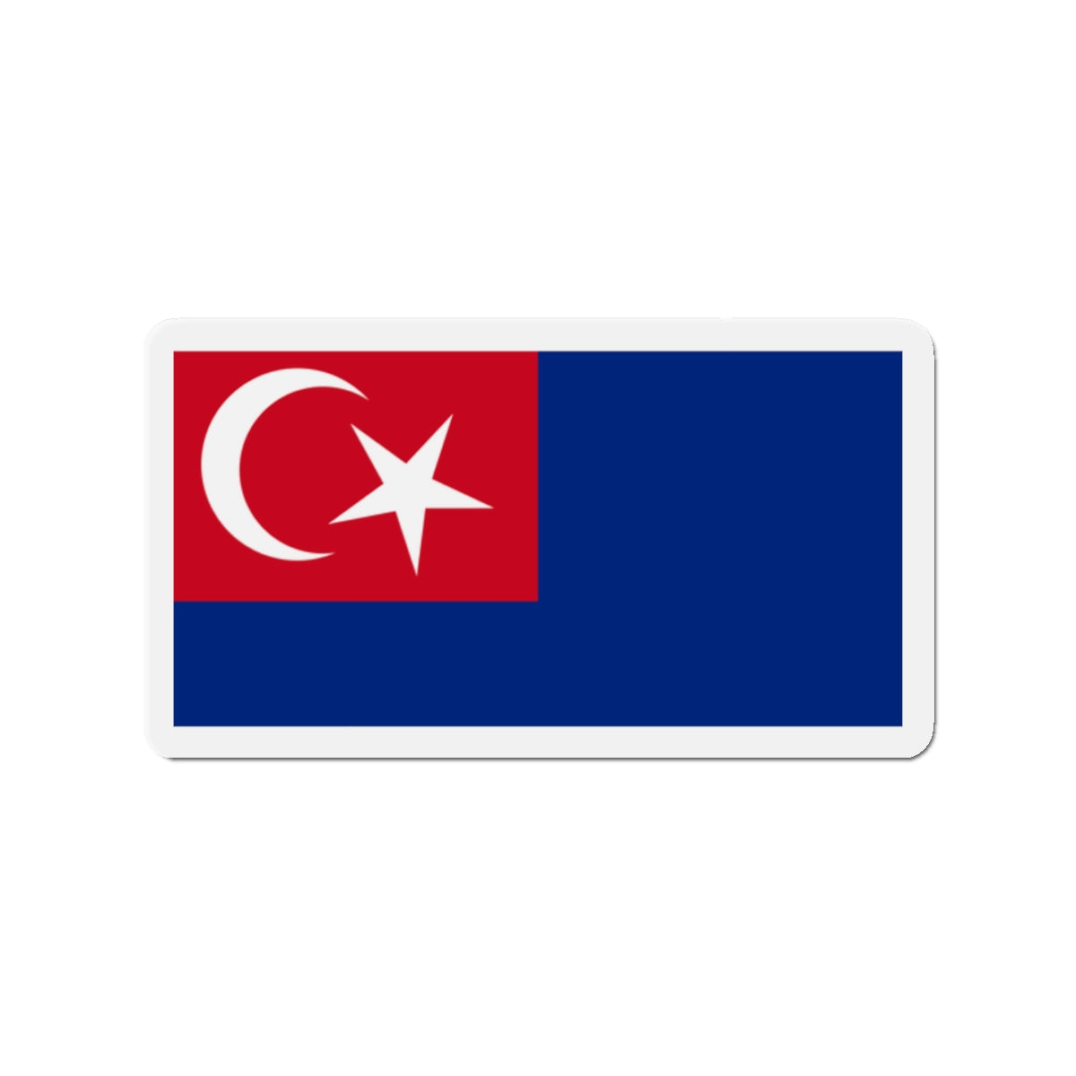 Flag of Johor Malaysia - Die-Cut Magnet-2" x 2"-The Sticker Space