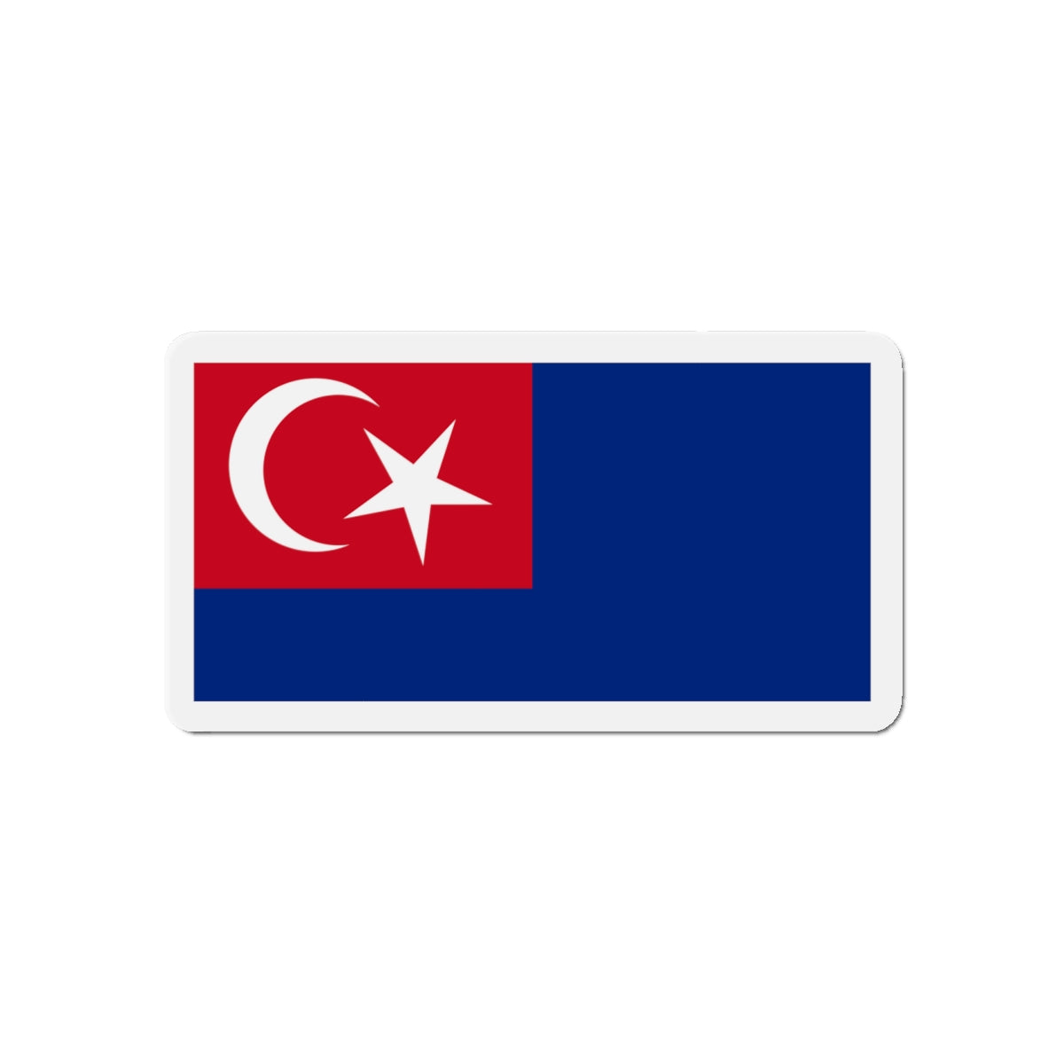 Flag of Johor Malaysia - Die-Cut Magnet-5" x 5"-The Sticker Space