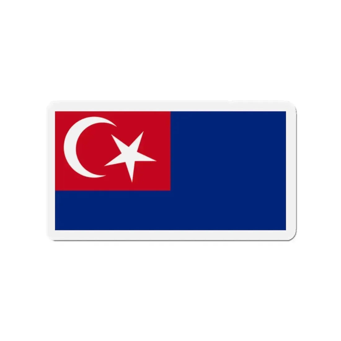 Flag of Johor Malaysia - Refrigerator Magnet 2 Inch - The Sticker Space