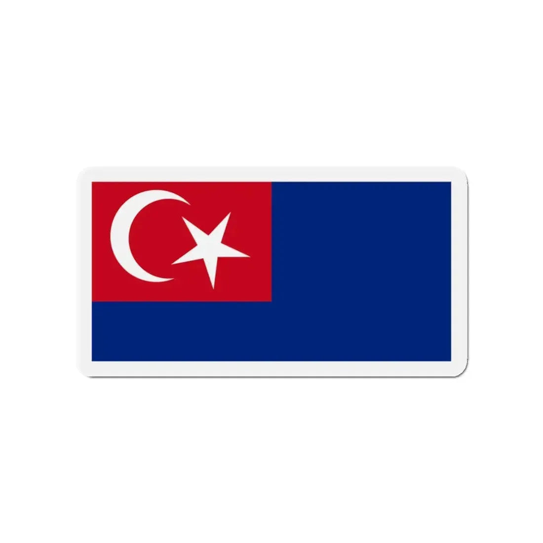 Flag of Johor Malaysia - Refrigerator Magnet 3 Inch - The Sticker Space