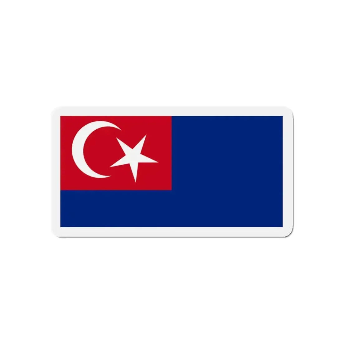 Flag of Johor Malaysia - Refrigerator Magnet 4 Inch - The Sticker Space