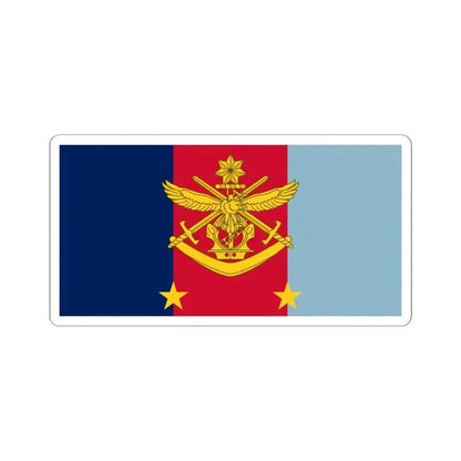 Flag of Joint Commander 2 Star AUS (Australia) STICKER Vinyl Kiss-Cut Decal 4 Inch White - The Sticker Space