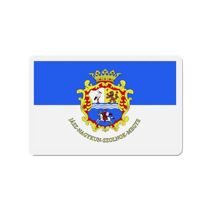 Flag of Jász Nagykun Szolnok County Hungary - Refrigerator Magnet 2 Inch - The Sticker Space