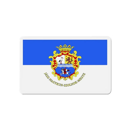 Flag of Jász Nagykun Szolnok County Hungary - Refrigerator Magnet 4 Inch - The Sticker Space