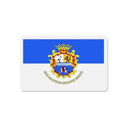 Flag of Jász Nagykun Szolnok County Hungary - Refrigerator Magnet 5 Inch - The Sticker Space