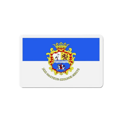 Flag of Jász Nagykun Szolnok County Hungary - Refrigerator Magnet - The Sticker Space
