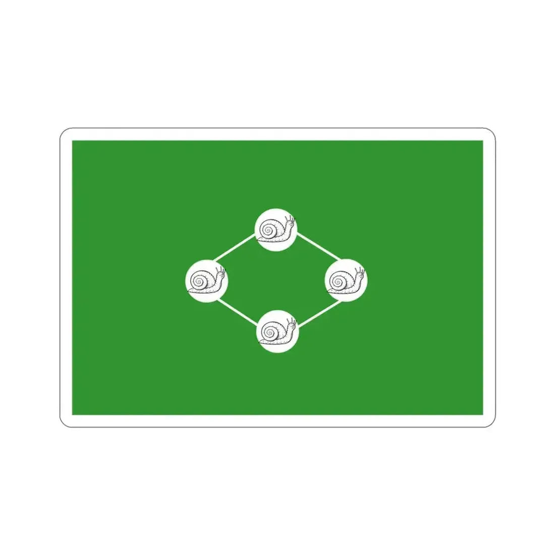 Flag of Juigalpa, Nicaragua STICKER Vinyl Die-Cut Decal 4 Inch - The Sticker Space