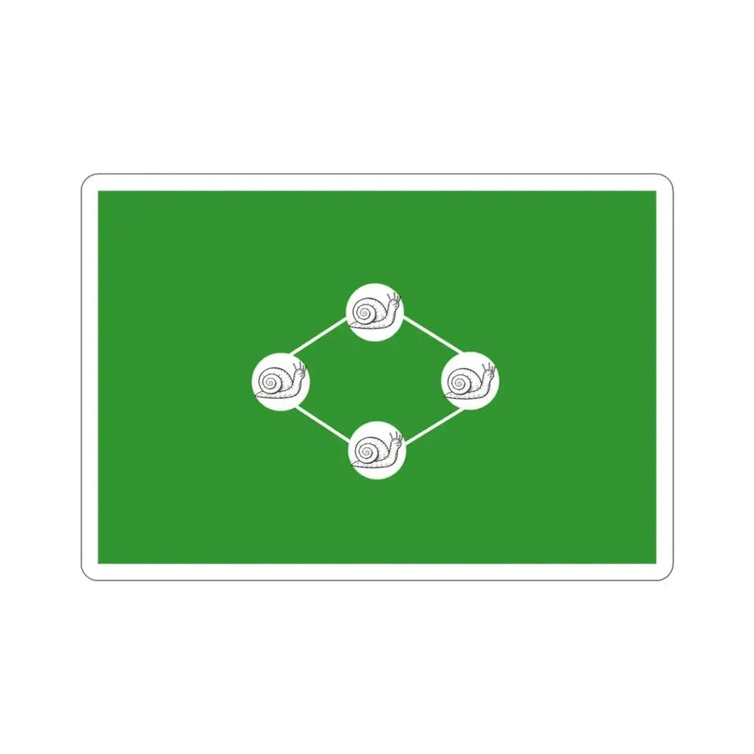 Flag of Juigalpa, Nicaragua STICKER Vinyl Die-Cut Decal 4 Inch - The Sticker Space