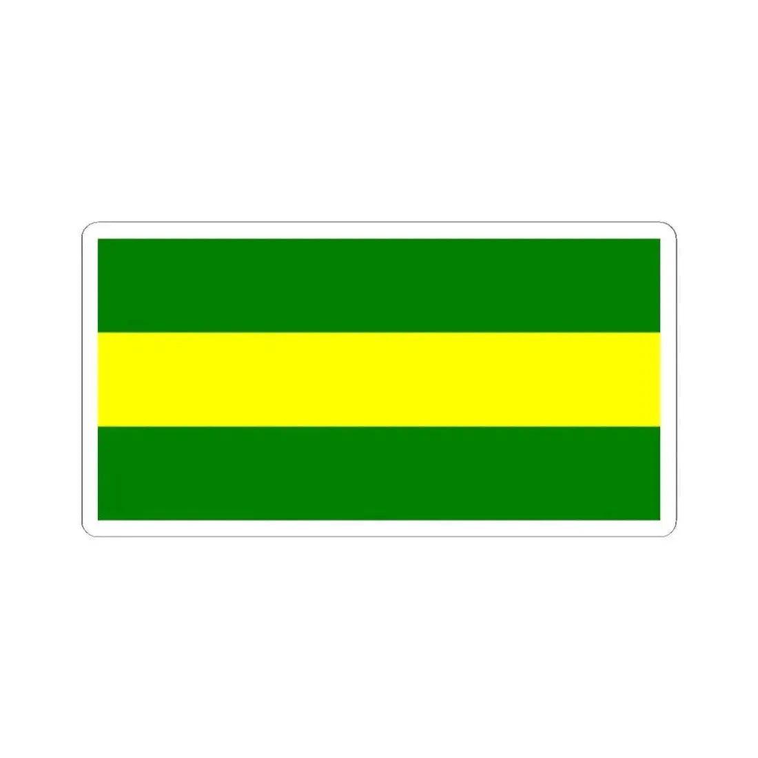 Flag of Jujan (Ecuador) STICKER Vinyl Kiss-Cut Decal 2 Inch White - The Sticker Space