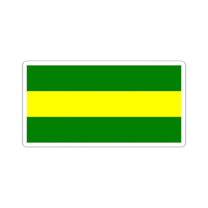 Flag of Jujan (Ecuador) STICKER Vinyl Kiss-Cut Decal 3 Inch White - The Sticker Space