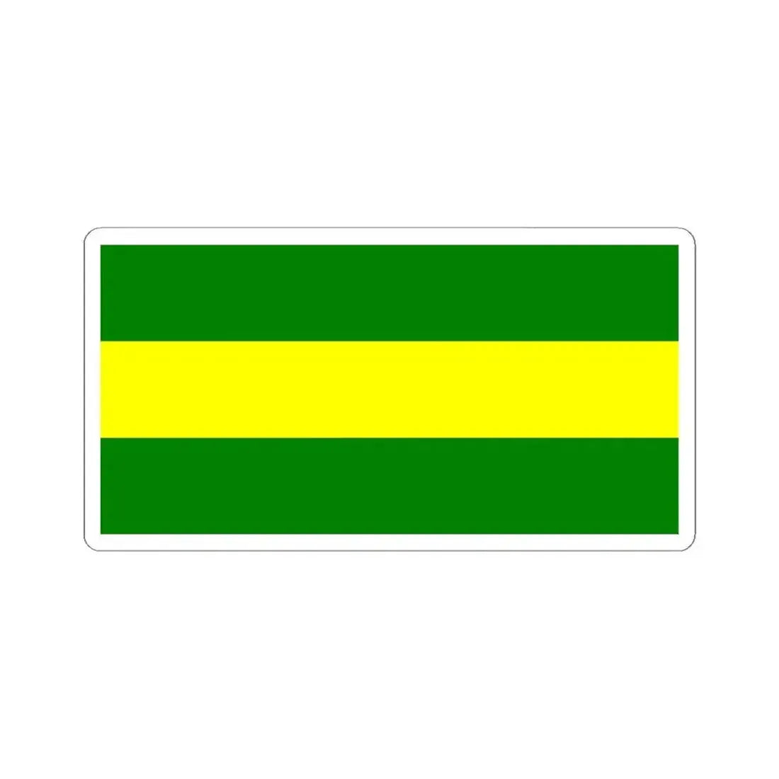 Flag of Jujan (Ecuador) STICKER Vinyl Kiss-Cut Decal 4 Inch White - The Sticker Space