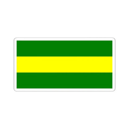 Flag of Jujan (Ecuador) STICKER Vinyl Kiss-Cut Decal 4 Inch White - The Sticker Space