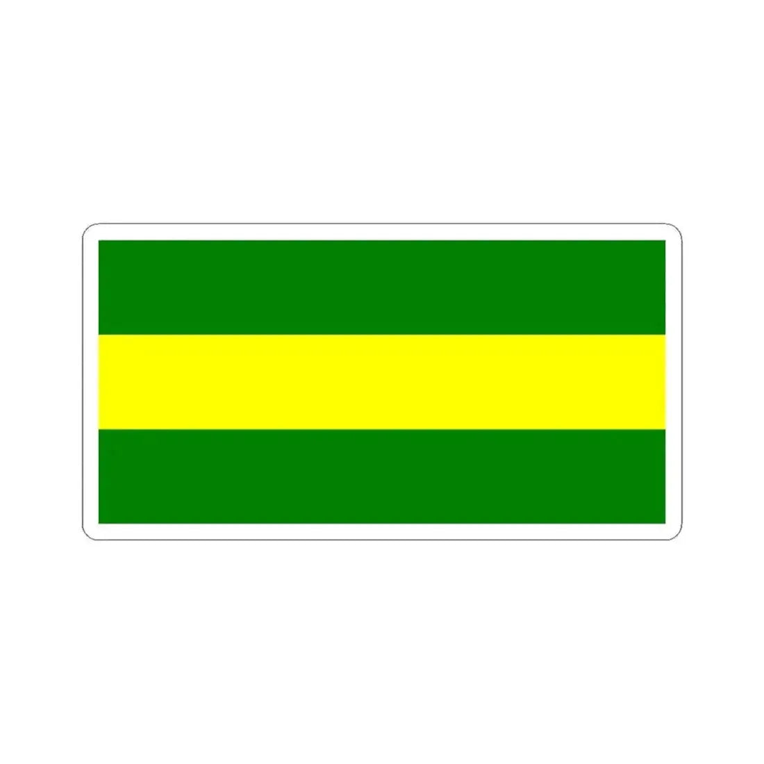 Flag of Jujan (Ecuador) STICKER Vinyl Kiss-Cut Decal 6 Inch White - The Sticker Space