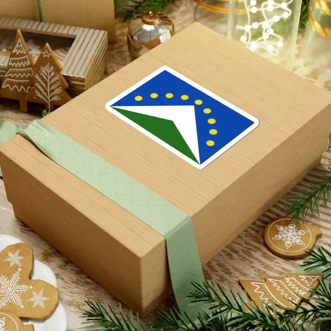 Flag of Junin (Peru) STICKER Vinyl Kiss-Cut Decal - The Sticker Space