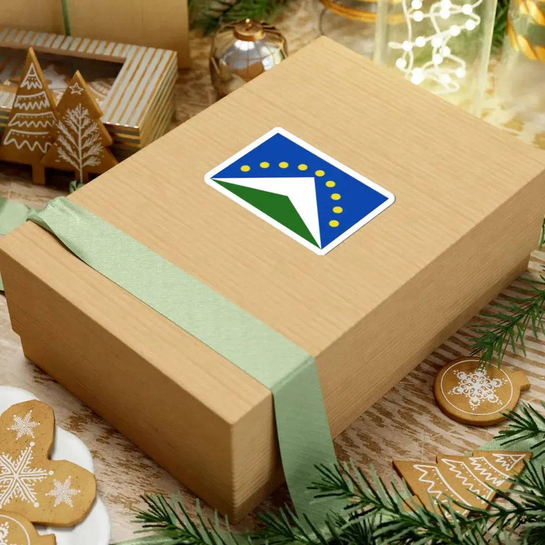 Flag of Junin (Peru) STICKER Vinyl Kiss-Cut Decal - The Sticker Space