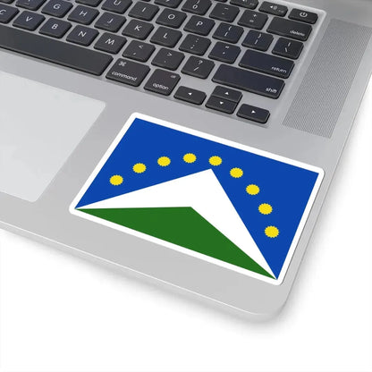 Flag of Junin (Peru) STICKER Vinyl Kiss-Cut Decal - The Sticker Space