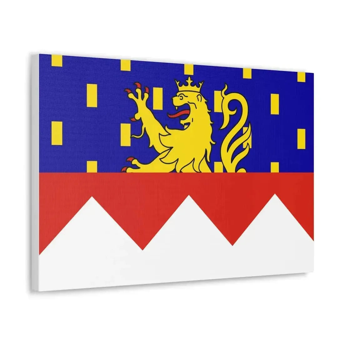 Flag of Jura France 2 - Canvas Wall Art - The Sticker Space