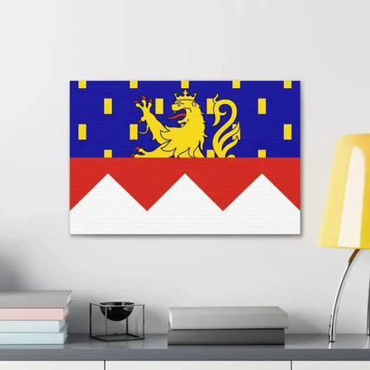 Flag of Jura France 2 - Canvas Wall Art - The Sticker Space