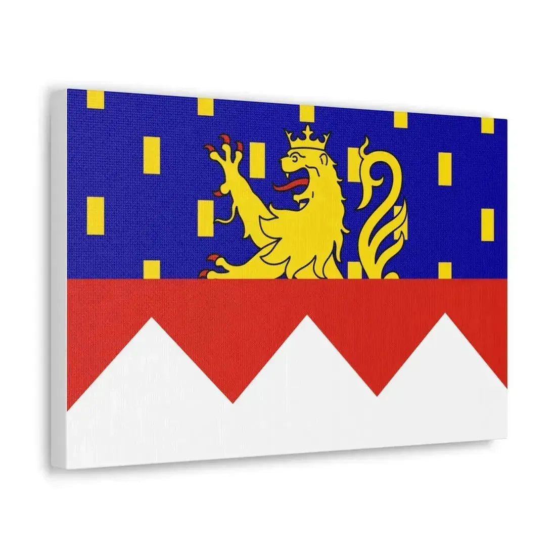 Flag of Jura France 2 - Canvas Wall Art - The Sticker Space