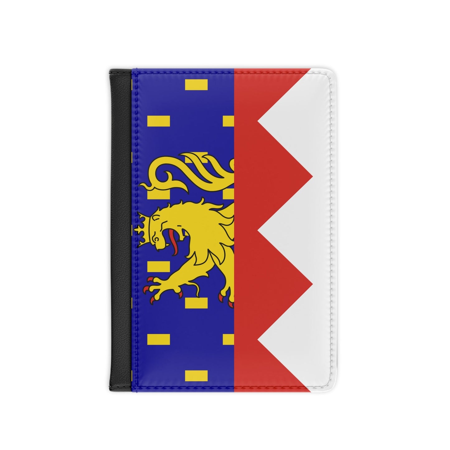 Flag of Jura France 2 - Passport Holder-3.9" x 5.8"-The Sticker Space