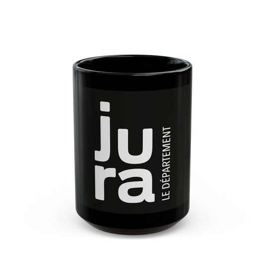 Flag of Jura France - Black Coffee Mug-15oz-The Sticker Space