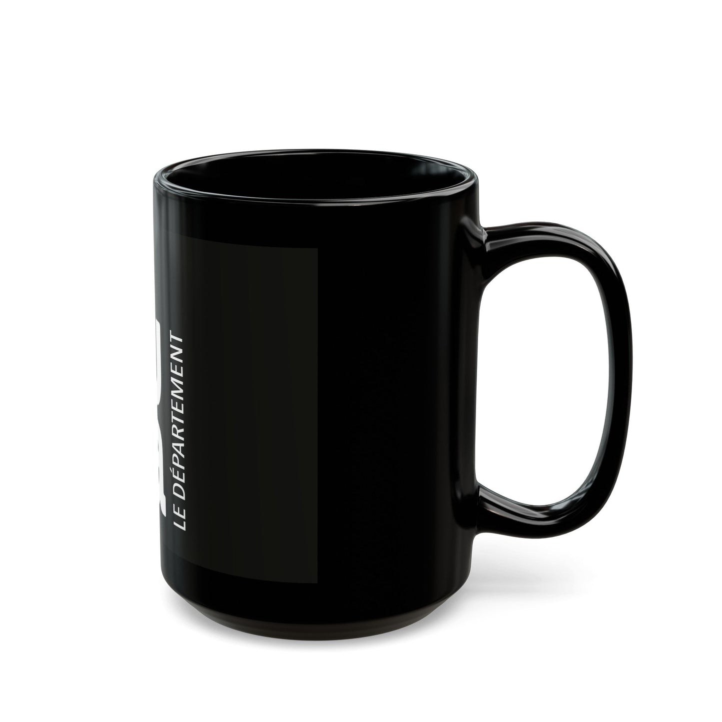 Flag of Jura France - Black Coffee Mug-The Sticker Space