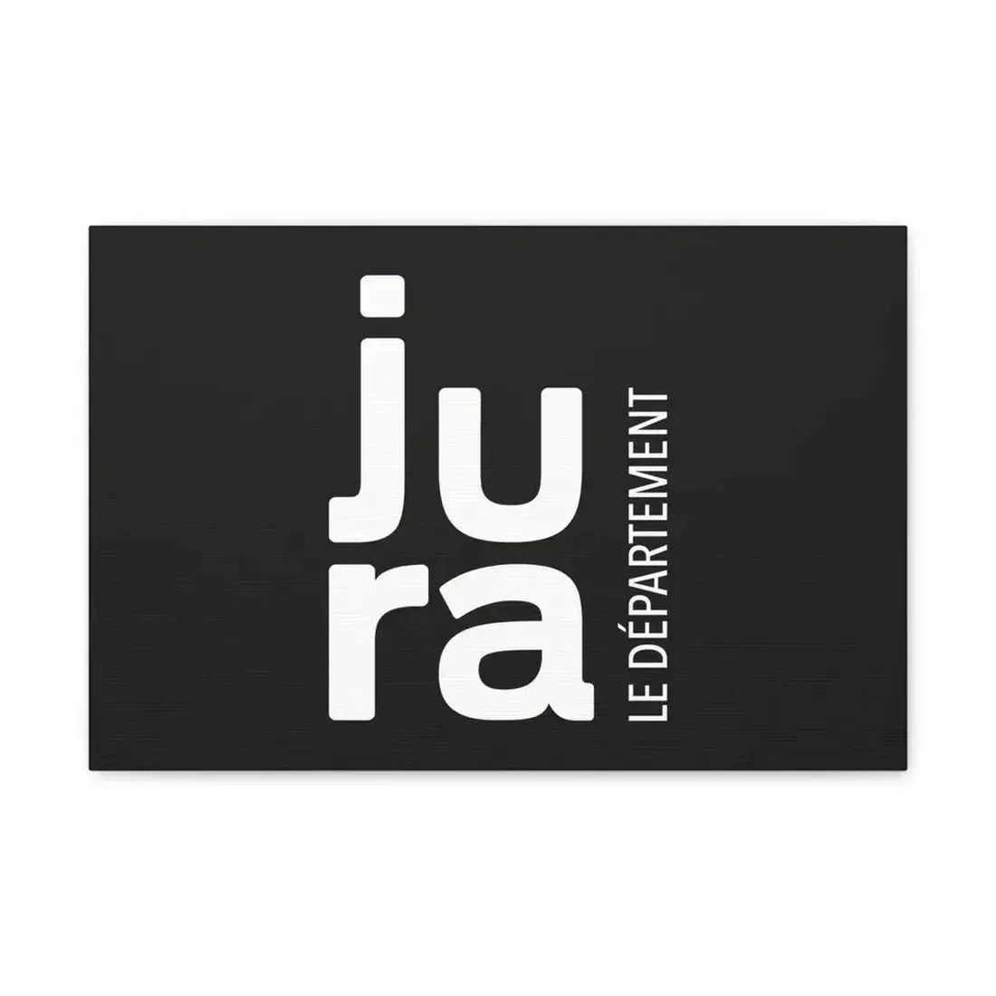 Flag of Jura France - Canvas Wall Art 18″ x 12″ 1.25" - The Sticker Space