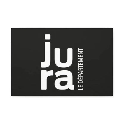 Flag of Jura France - Canvas Wall Art 18″ x 12″ 1.25" - The Sticker Space