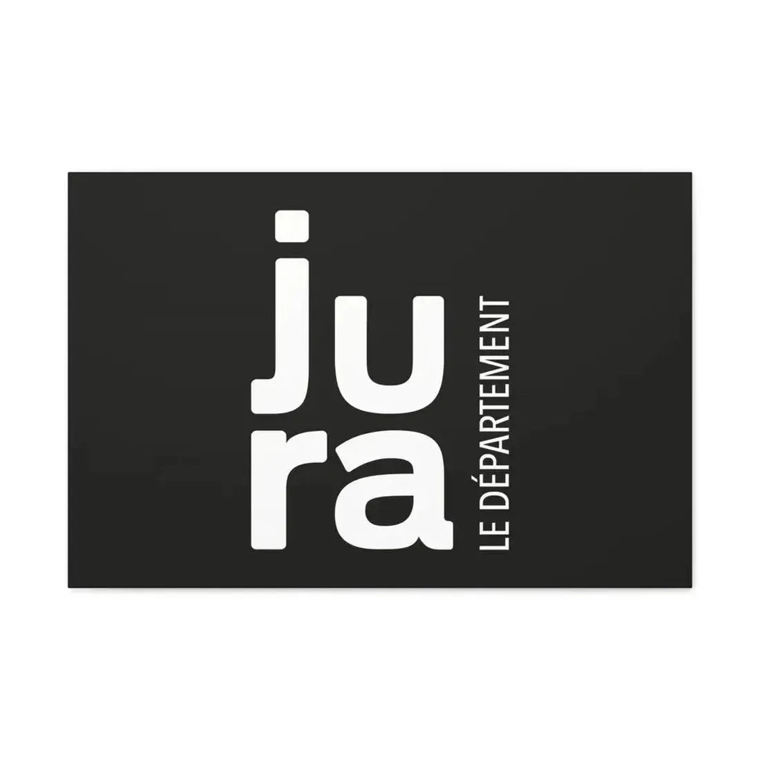 Flag of Jura France - Canvas Wall Art 30" x 20" 1.25" - The Sticker Space