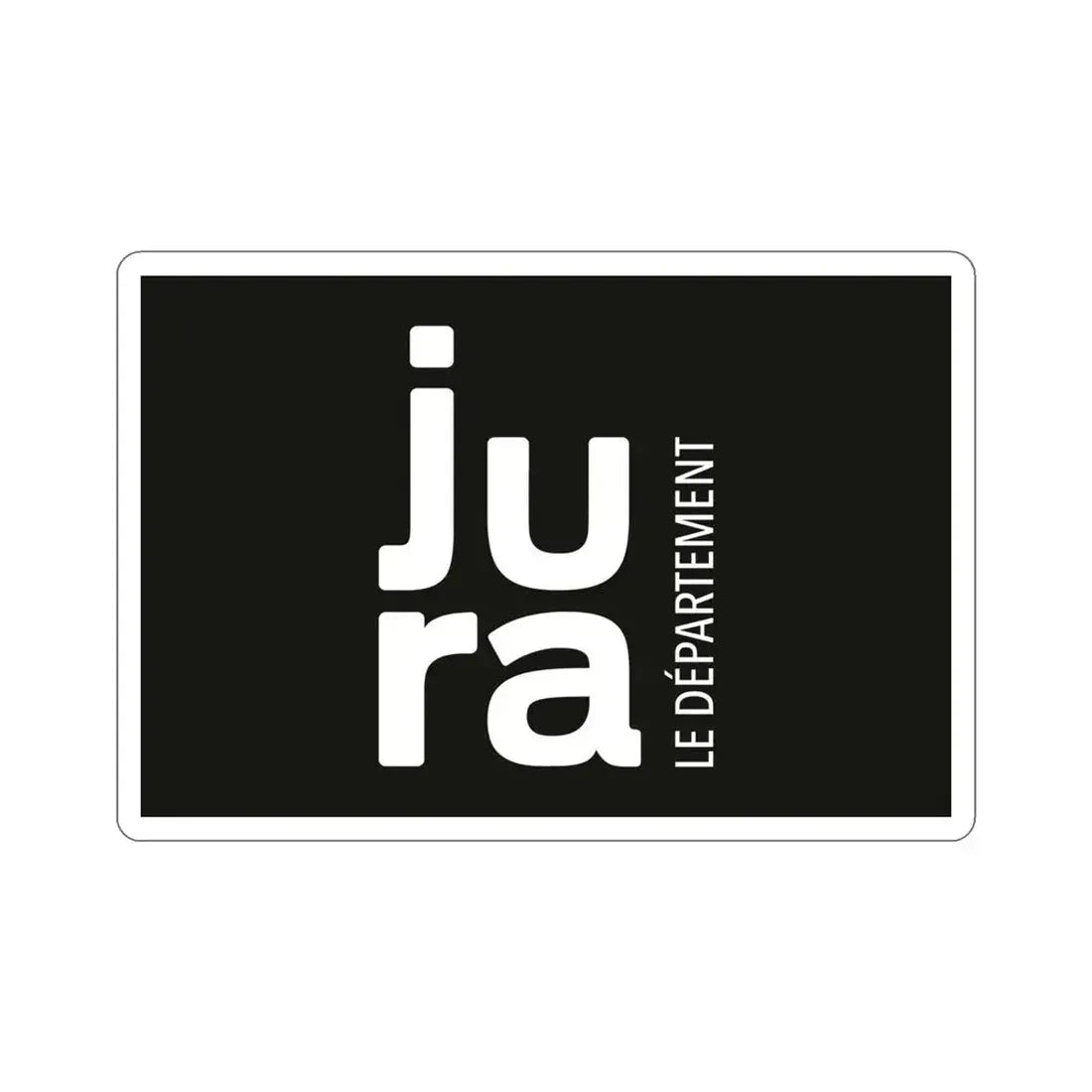 Flag of Jura France STICKER Vinyl Die-Cut Decal 4 Inch - The Sticker Space