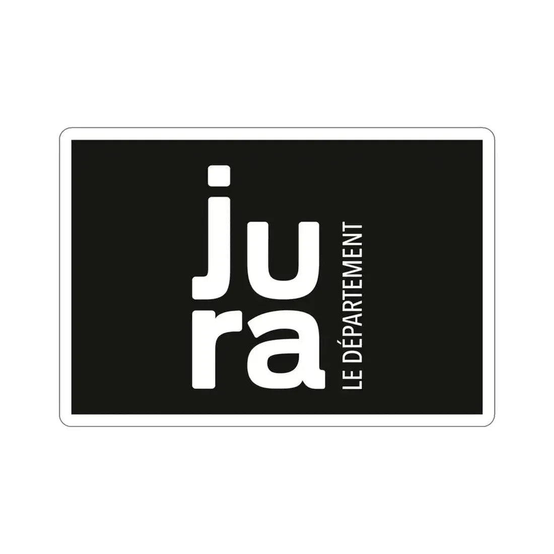 Flag of Jura France STICKER Vinyl Die-Cut Decal 5 Inch - The Sticker Space