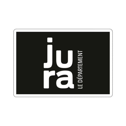 Flag of Jura France - STICKER Vinyl Kiss-Cut Decal 2 Inch White - The Sticker Space