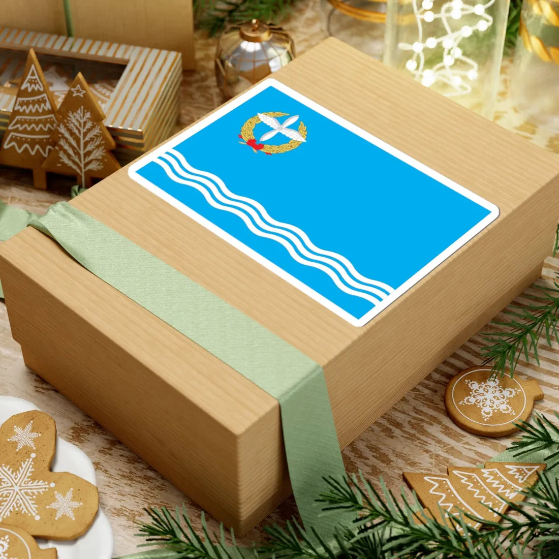 Flag of Kacha Sevastopol (Ukraine) STICKER Vinyl Kiss-Cut Decal - The Sticker Space