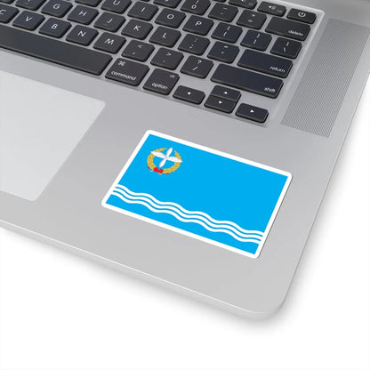 Flag of Kacha Sevastopol (Ukraine) STICKER Vinyl Kiss-Cut Decal - The Sticker Space