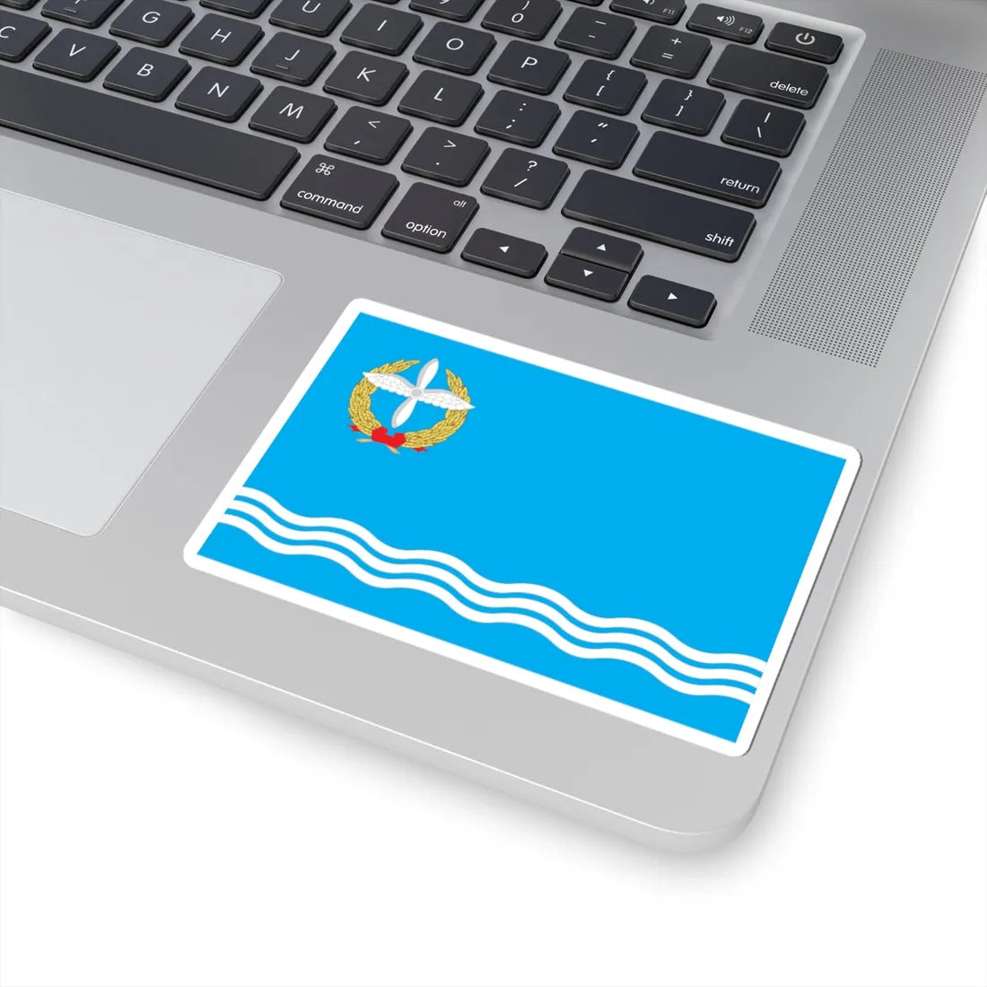 Flag of Kacha Sevastopol (Ukraine) STICKER Vinyl Kiss-Cut Decal - The Sticker Space