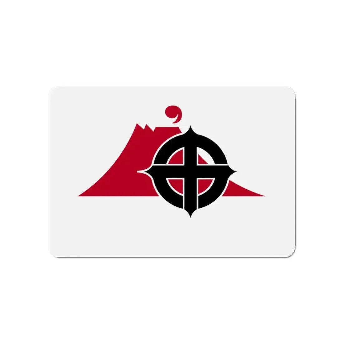 Flag of Kagoshima Kagoshima Japan - Refrigerator Magnet 3 Inch - The Sticker Space