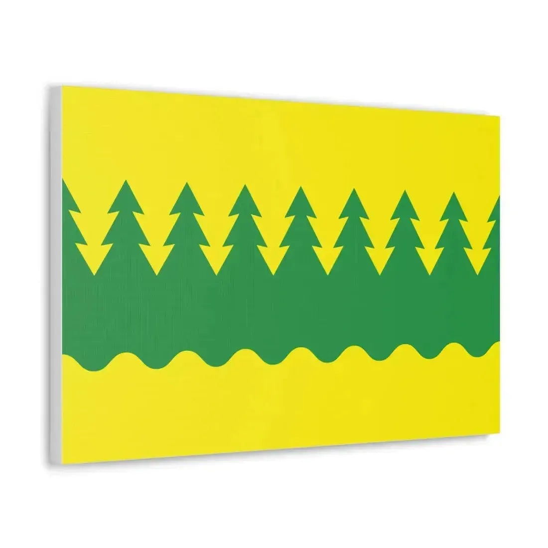 Flag of Kainuu Finland - Canvas Wall Art - The Sticker Space
