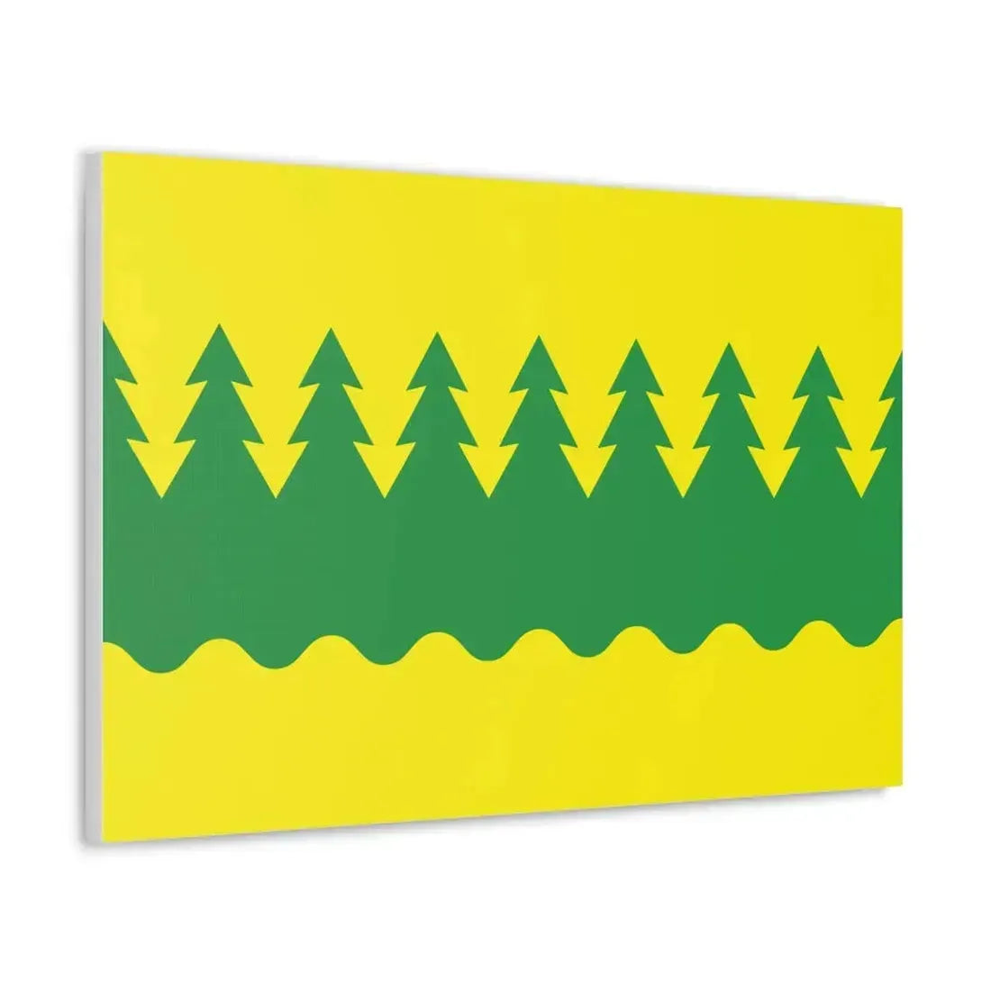 Flag of Kainuu Finland - Canvas Wall Art - The Sticker Space
