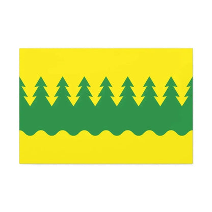 Flag of Kainuu Finland - Canvas Wall Art - The Sticker Space