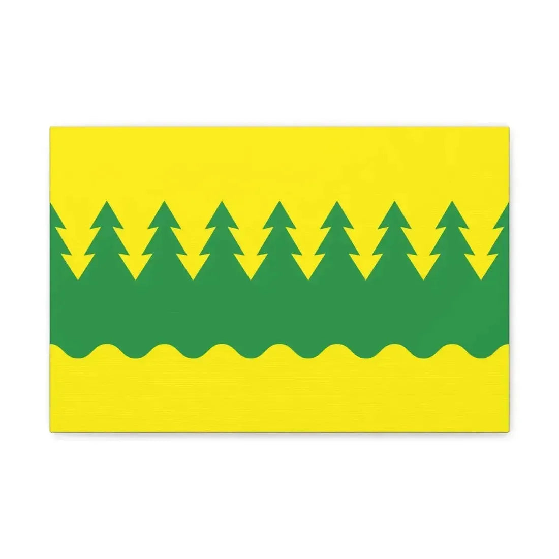 Flag of Kainuu Finland - Canvas Wall Art - The Sticker Space