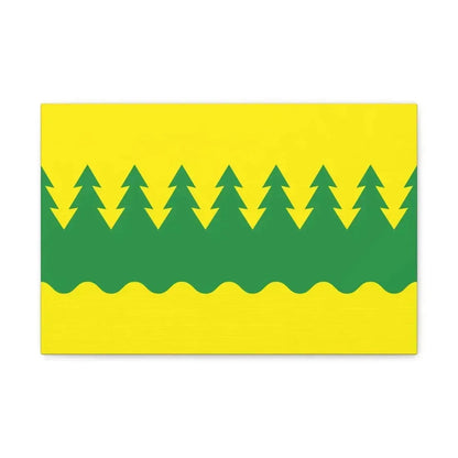 Flag of Kainuu Finland - Canvas Wall Art - The Sticker Space